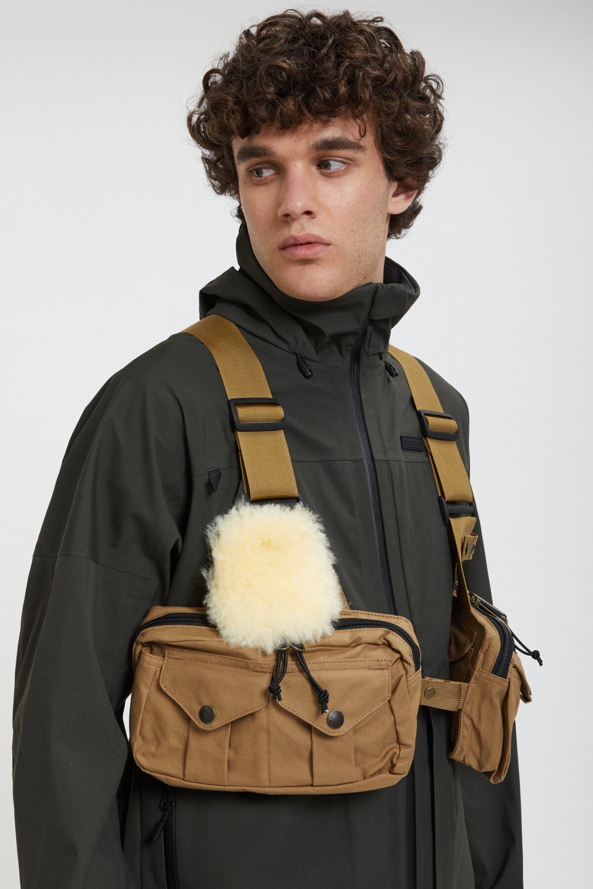 Filson Man MESH FISHING STRAP VEST Dark tan | Uomo | WP Store
