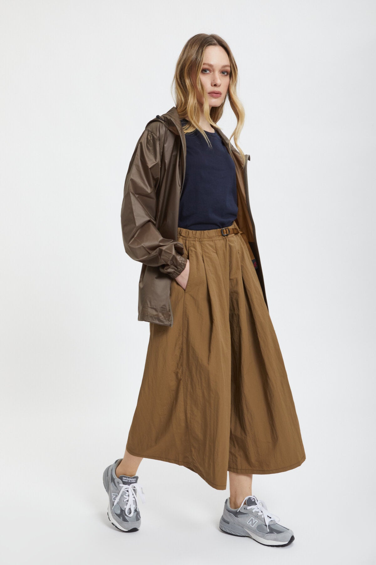 Gramicci Nylon Flare Pants Coyote by Gramicci | Women | WP Store