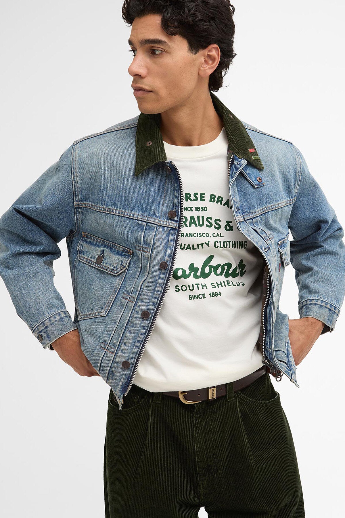 Barbour Giacca in denim Type II Barbour x Levi's Vintage washed