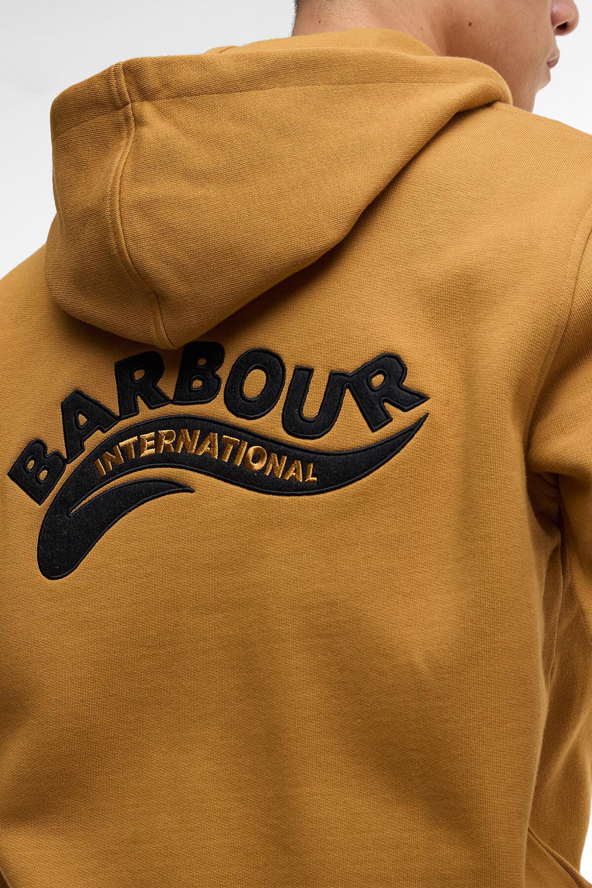 Donnington Zip-Up Hoodie Shaded mustard by Barbour International