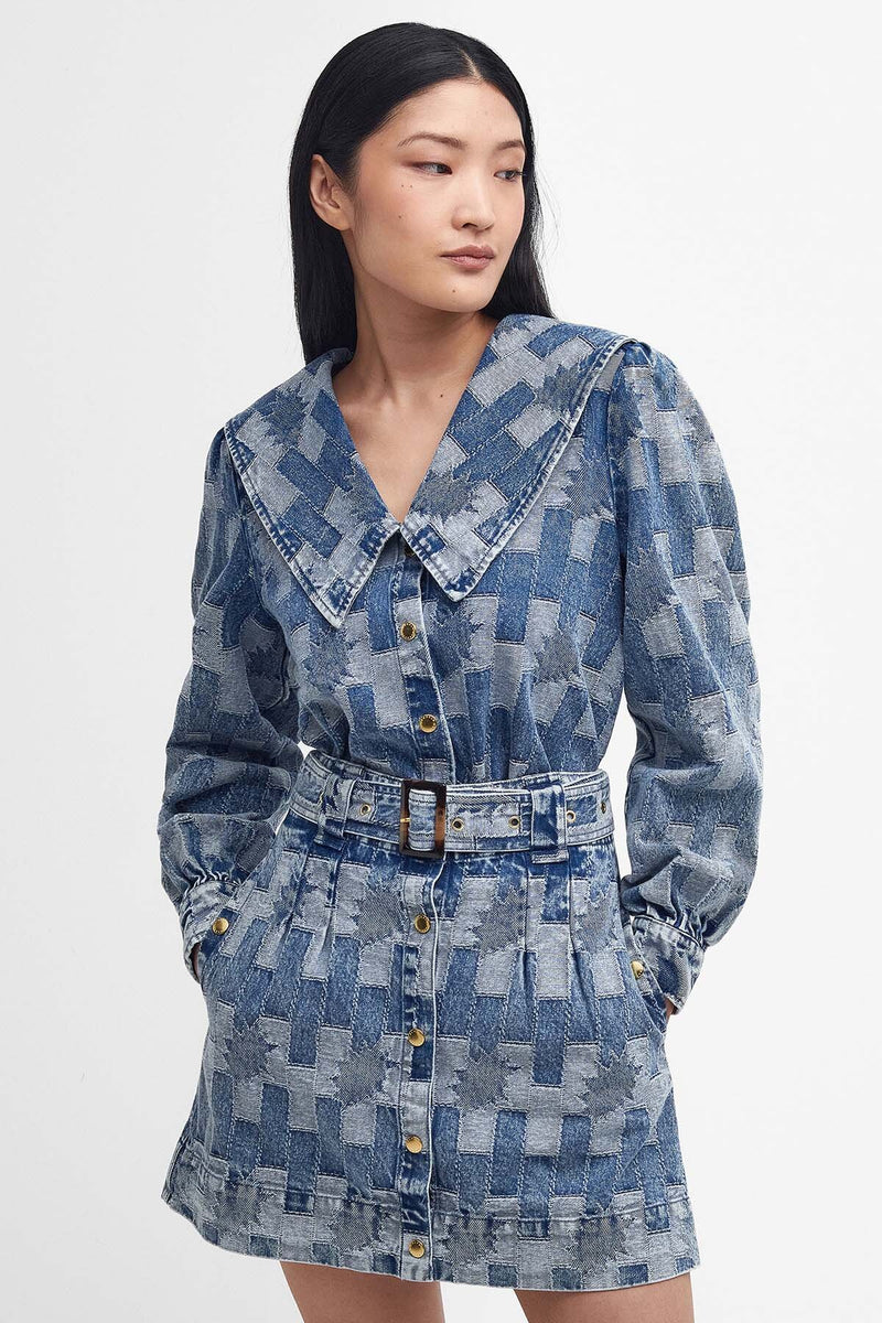 Camicia In Denim Bowhill Patchwork