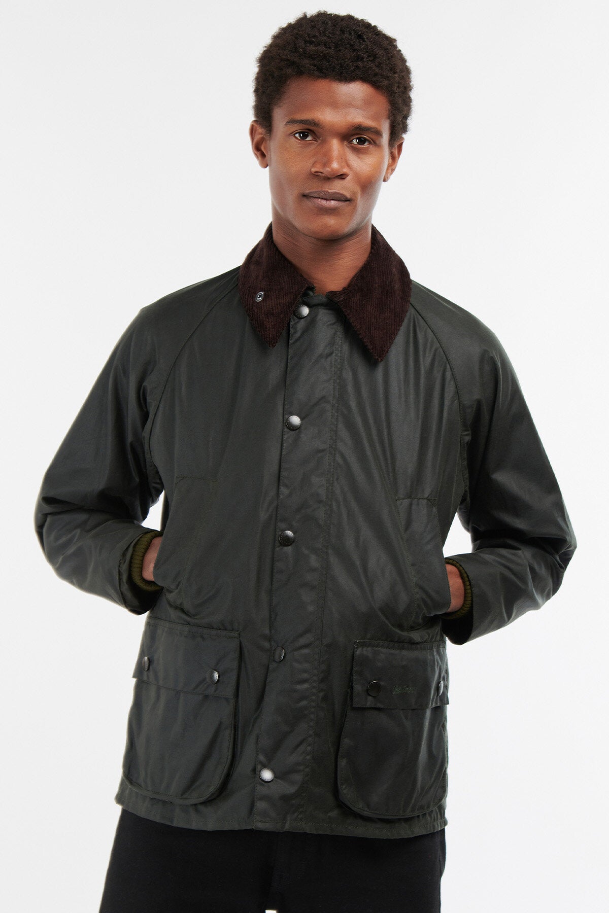 Barbour Giacca cerata Bedale Sage Uomo WP Store - Main Image