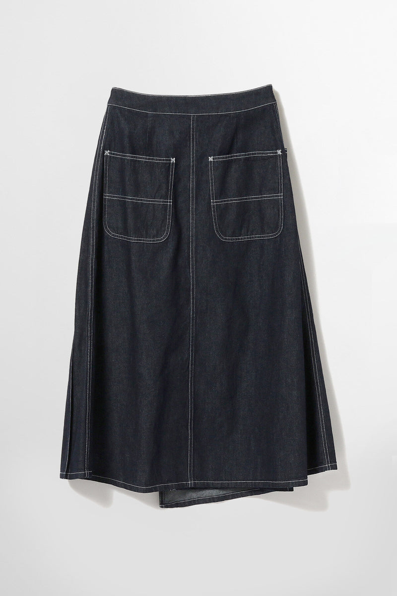 Wraped Pleated Skirt