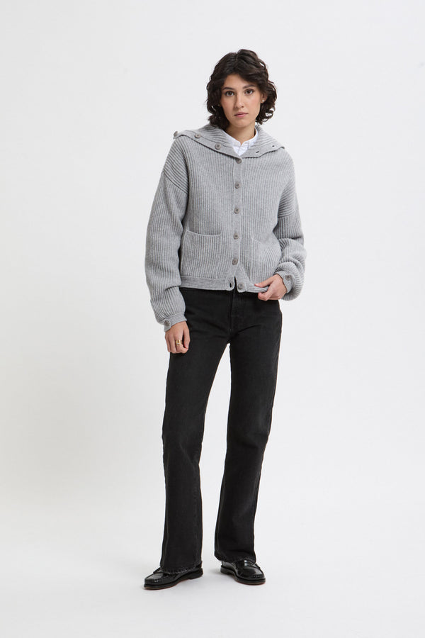 Cardigan lavorato a maglia Gina