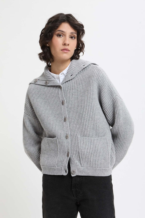 Cardigan lavorato a maglia Gina