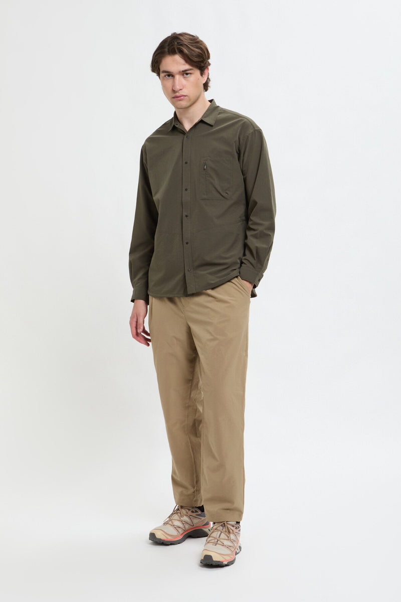 Pantaloni Dotair Comodi con pieghe e taglio affusolato