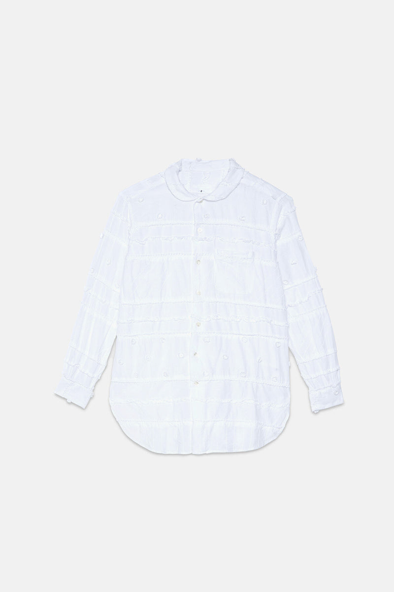 Camicia lunga con ricami