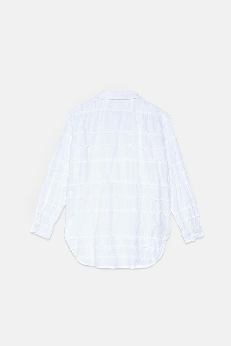 Camicia lunga con ricami