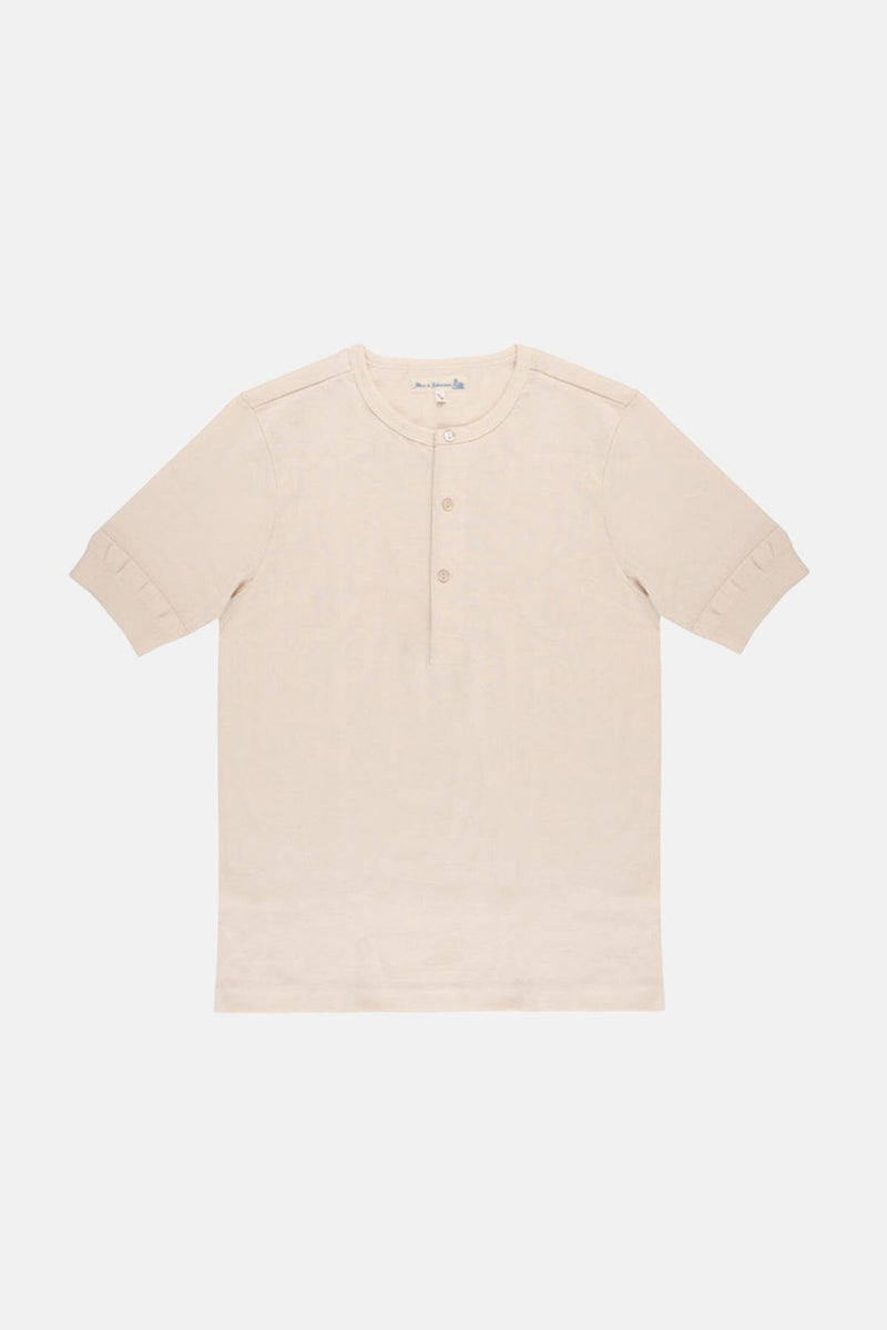 Loopwheeled Henley T-Shirt