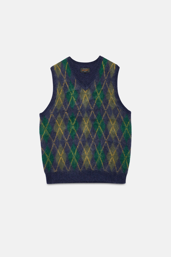 Gilet Argyle in Mohair