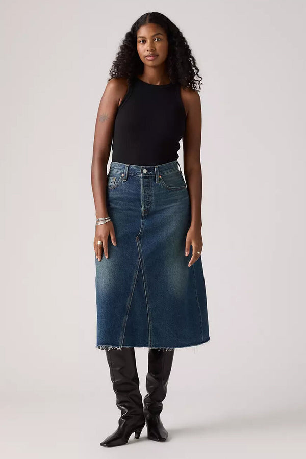 High Rise A-line Decon Skirt