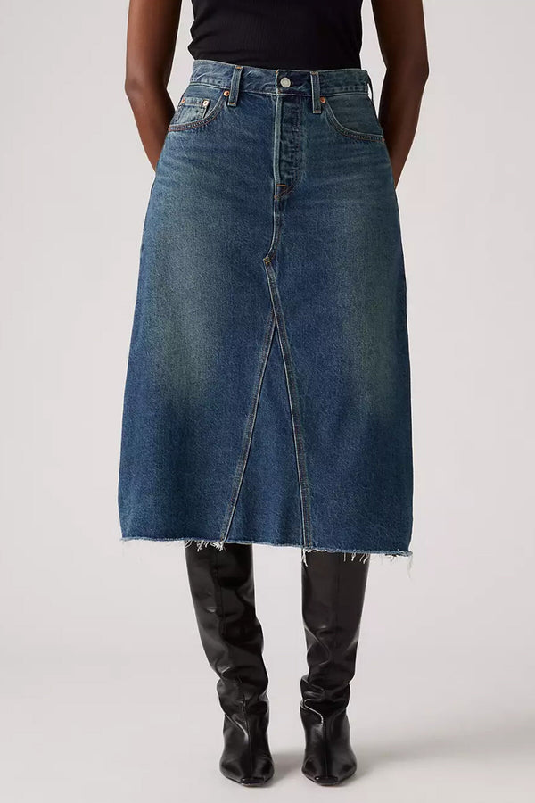 High Rise A-line Decon Skirt