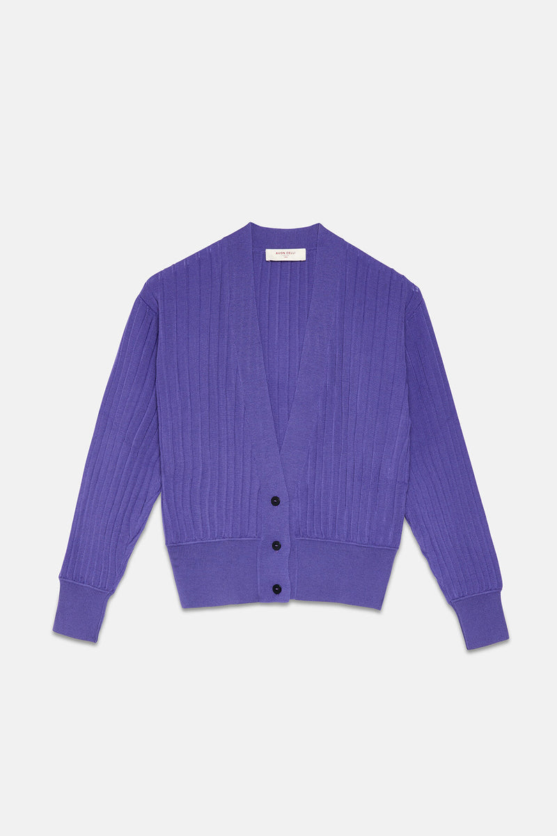 Pleated Cardigan