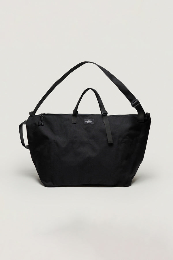 Traveler Duffle Large Bag Black Nylon Canvas