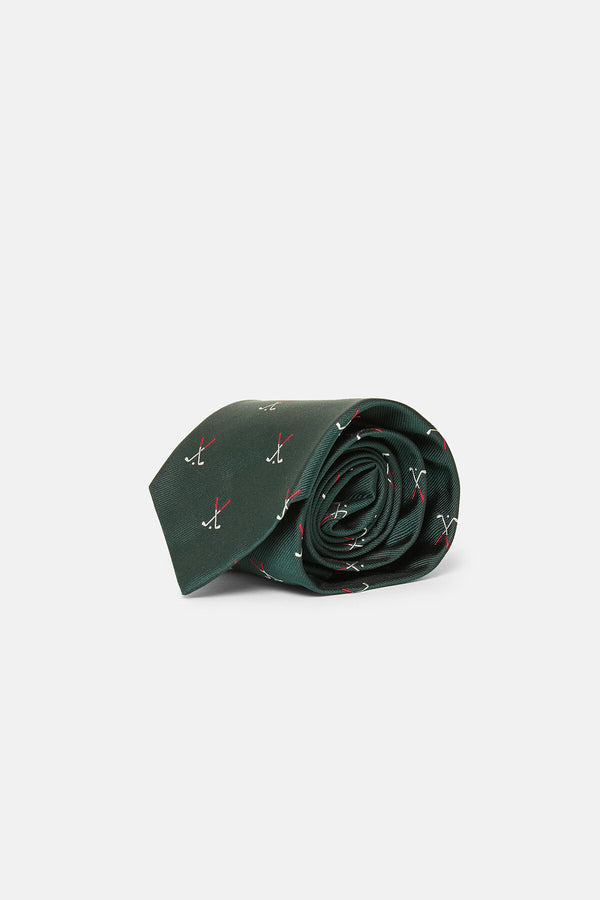 BARACUTA GOLF-THEMED TIE