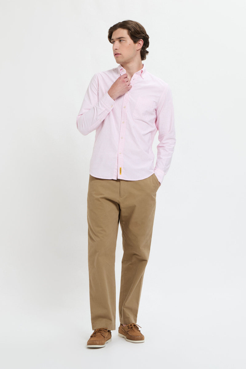 Bradford striped long-sleeved shirt