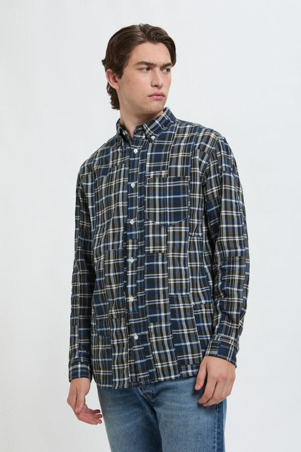 CHECKED BD SHIRT WITH CHEST POCKET