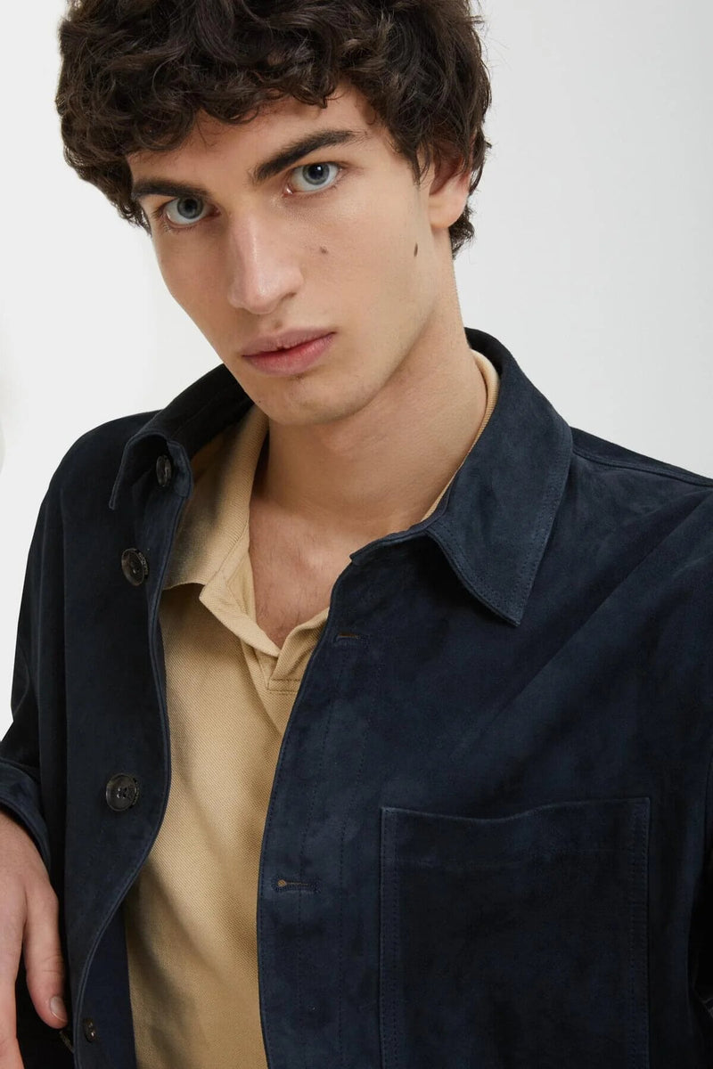 Suede Overshirt