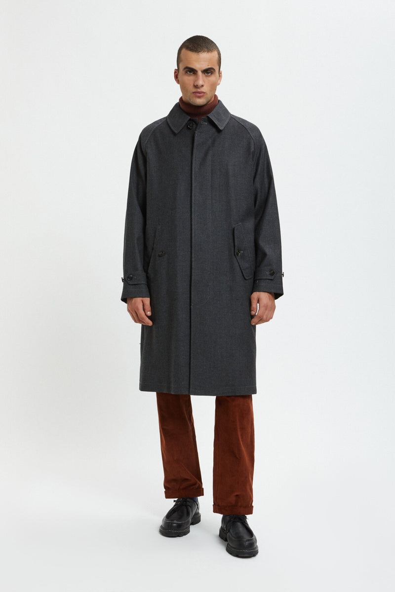 Wool Raglan Coat