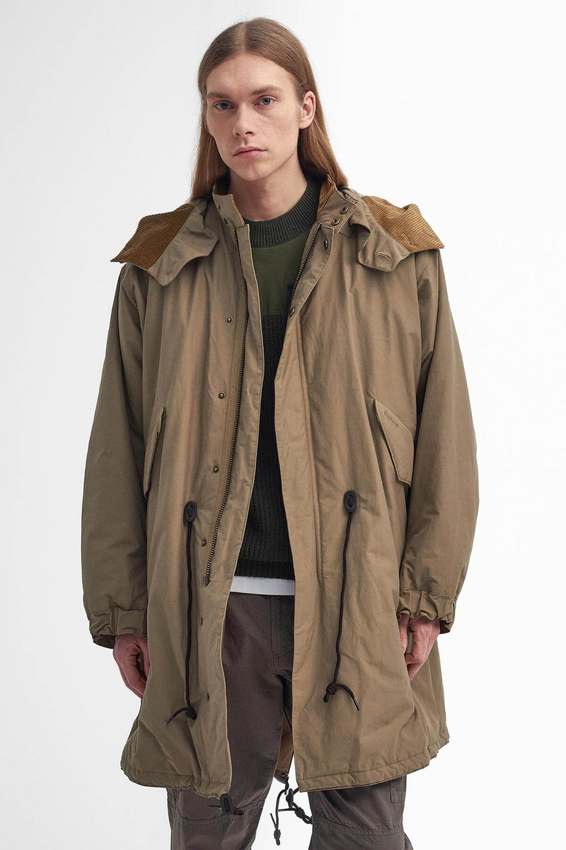 Parka casual in stile mod Barbour x Baracuta