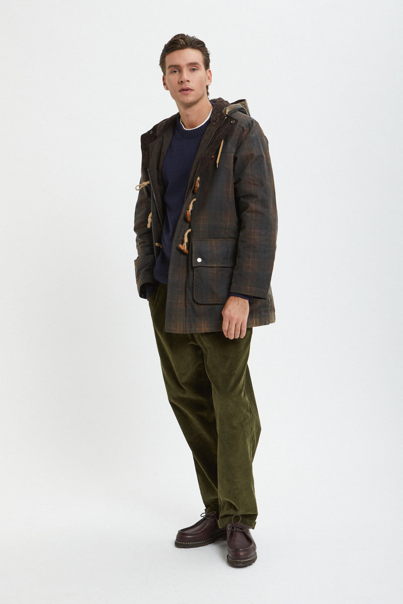 Wax Pattern Duffle Coat