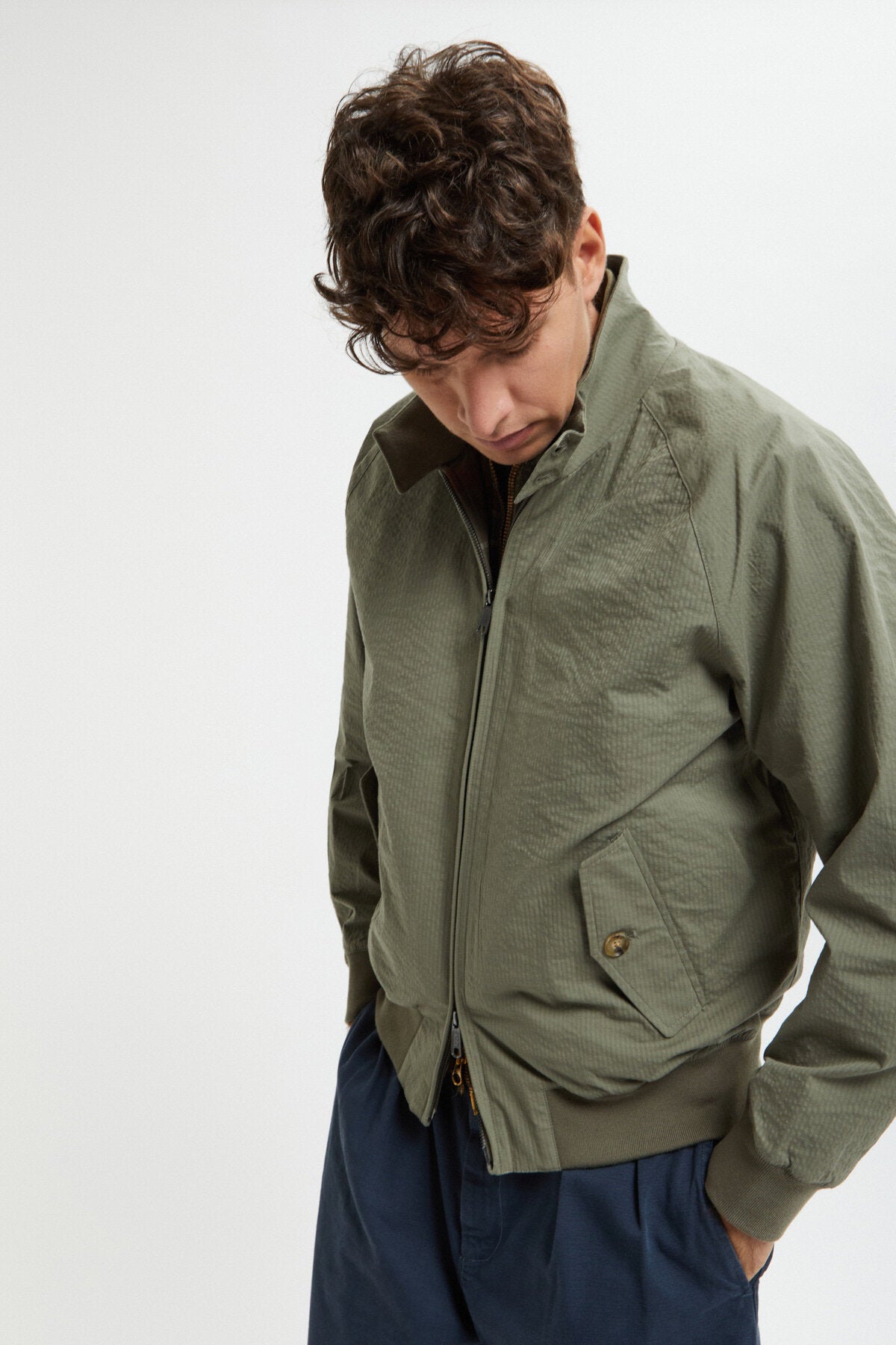 G9 Seersucker Green by Baracuta | Men | WP Store