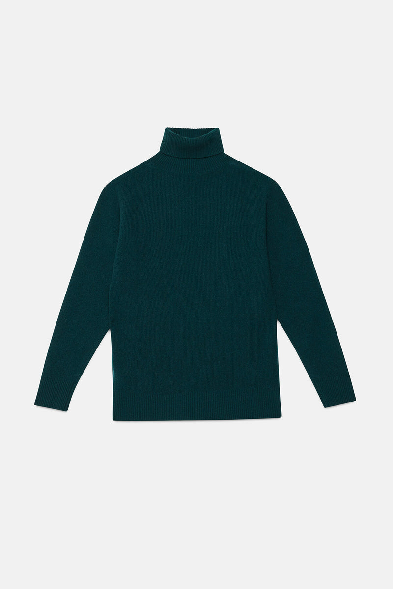 Maglione a collo alto in cashmere