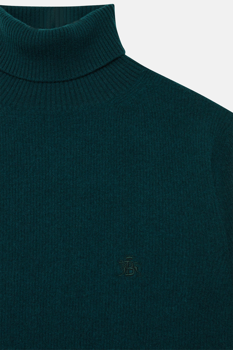 Maglione a collo alto in cashmere