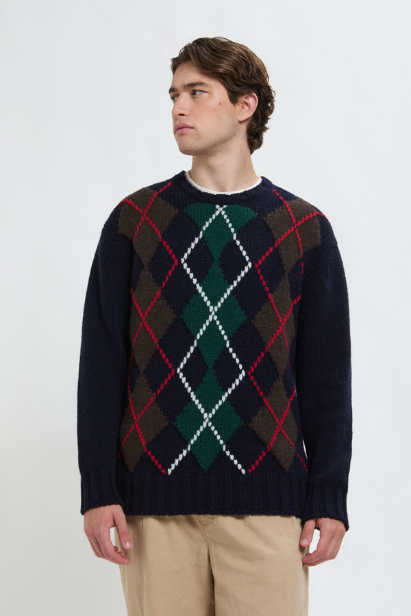 ARGYLE CREWNECK