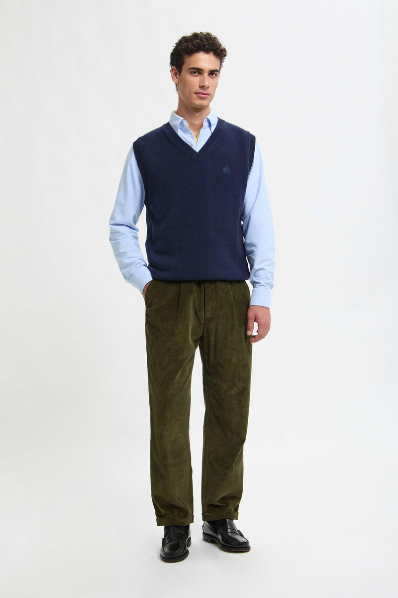 GILET IN LANA SHETLAND