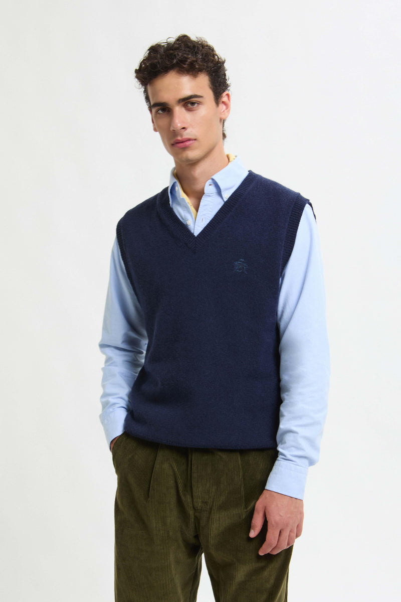 GILET IN LANA SHETLAND