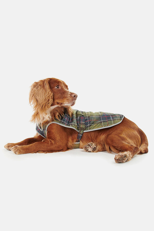 Cappotto impermeabile per cani Tartan