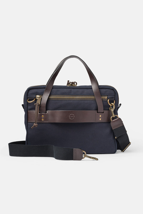 RUGGED TWILL COMPACT BRIEFCASE