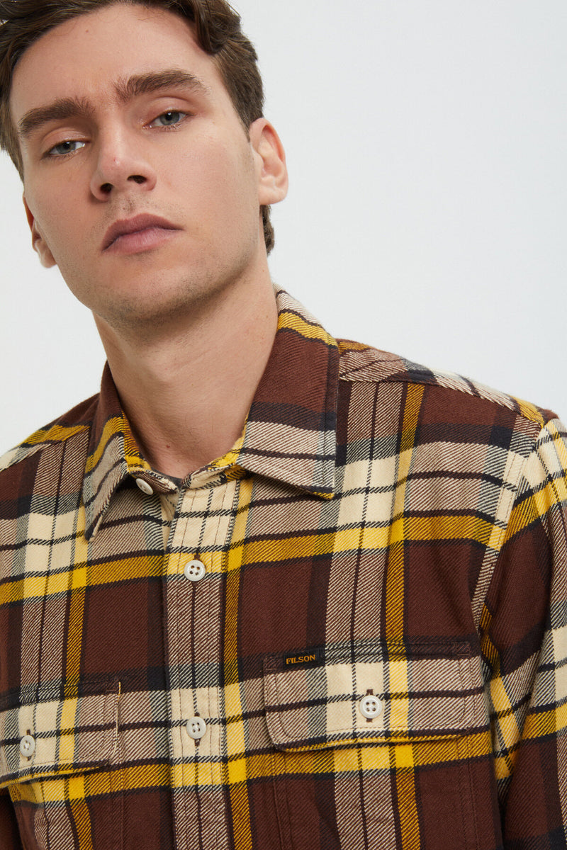 VINTAGE FLANNEL WORK SHIRT