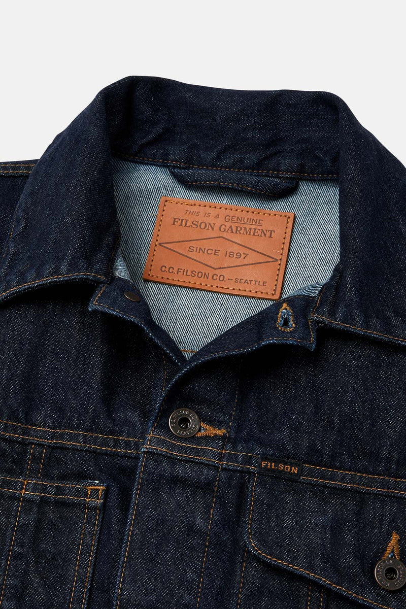 UNLINED DENIM SHORT CRUISER JACKET