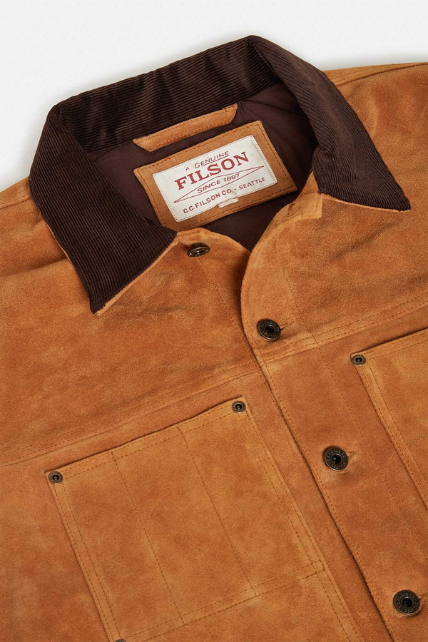 GIACCA CRUISER CORTA IN PELLE SCAMOSCIATA