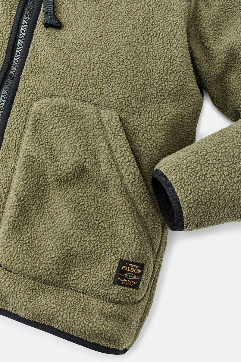 REVERSIBLE PILE FLEECE JACKET