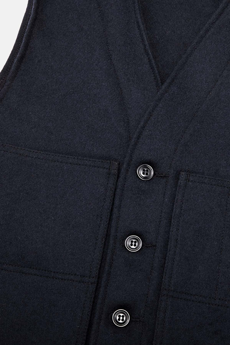 MACKINAW WOOL VEST Navy by Filson Man | Men | WP Store