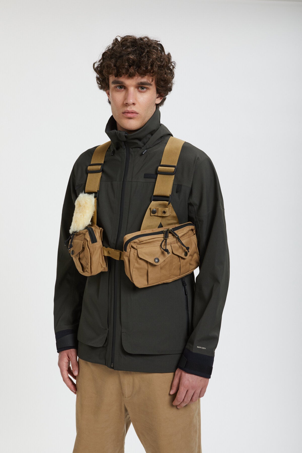 MESH FISHING STRAP VEST Dark tan by Filson Man | Men | WP Store