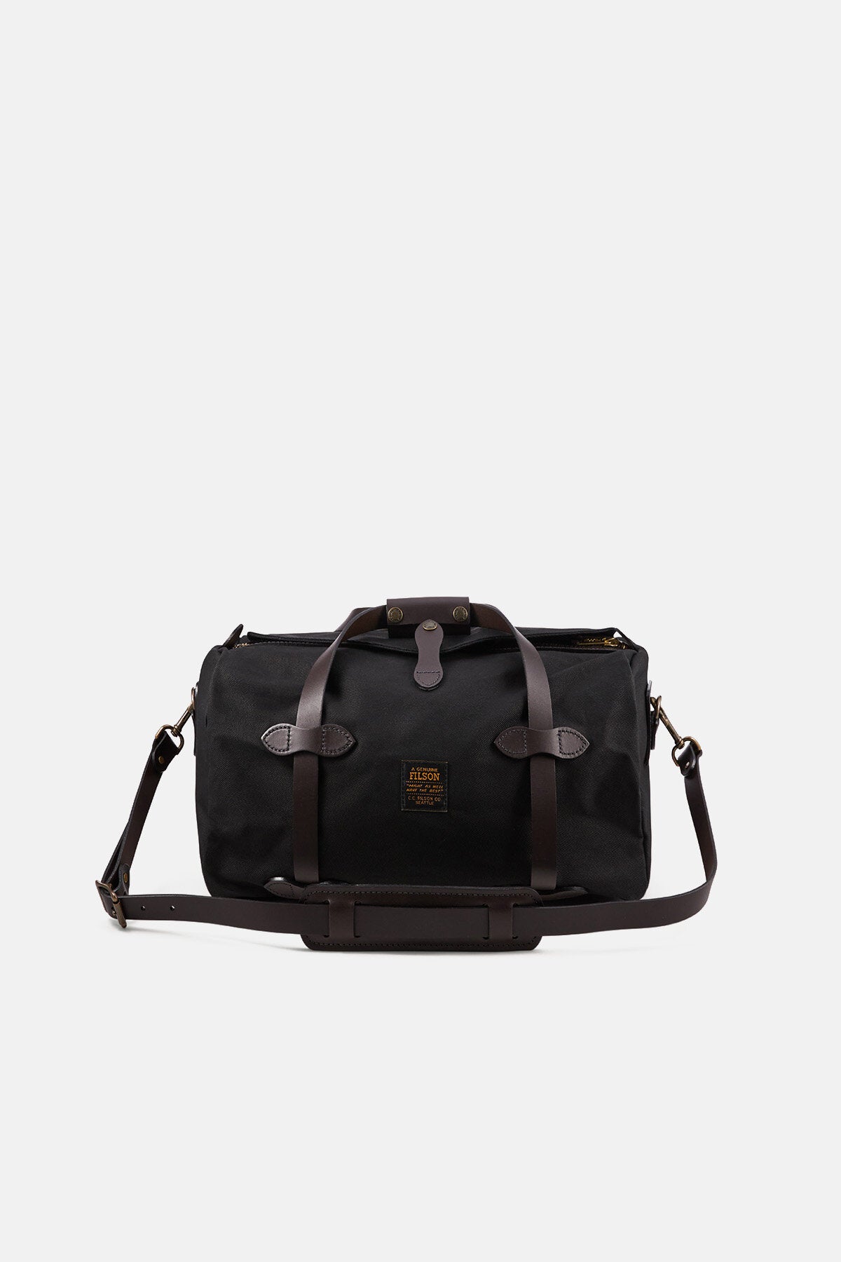 SMALL RUGGED TWILL DUFFLE Black by Filson Man | Men | WP Store