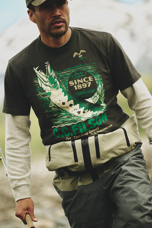 T-SHIRT CON GRAFICA FRONTIER