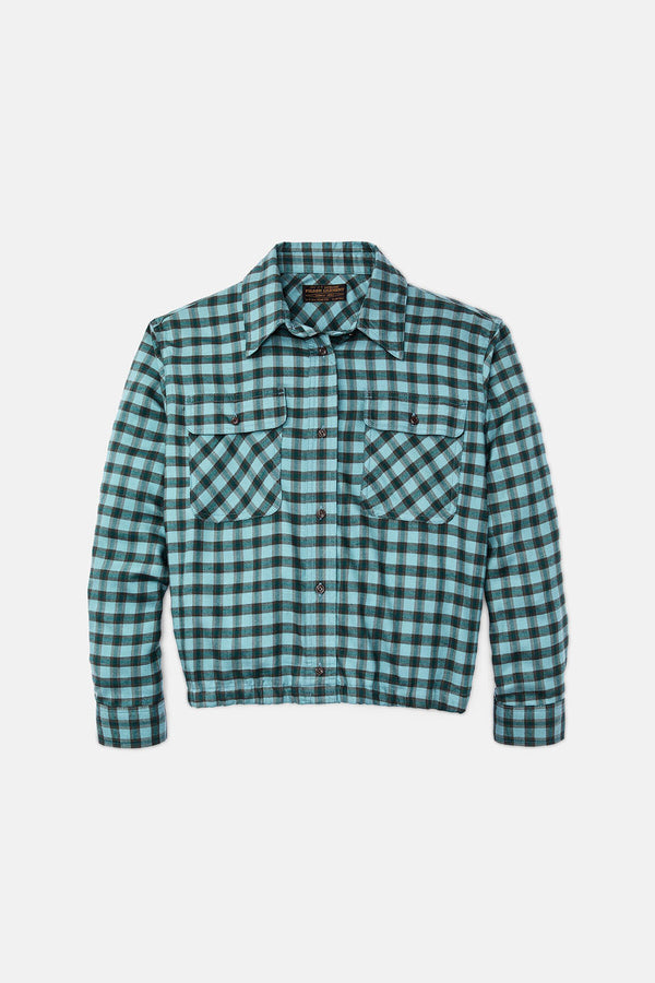 CAMICIA CON ORLO ARRICCIATO DA DONNA