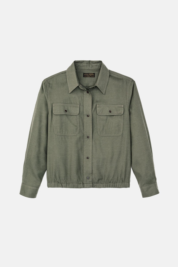 CAMICIA CON ORLO ARRICCIATO DA DONNA