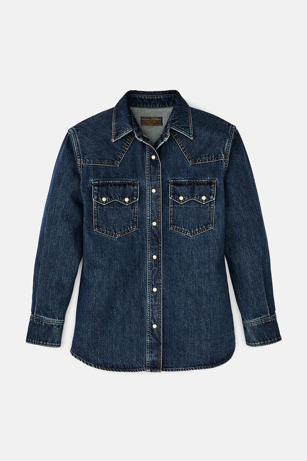 WOMEN’S DENIM WESTERN SHIRT
