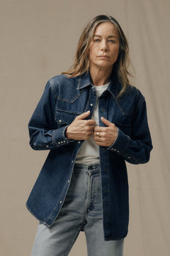 WOMEN’S DENIM WESTERN SHIRT