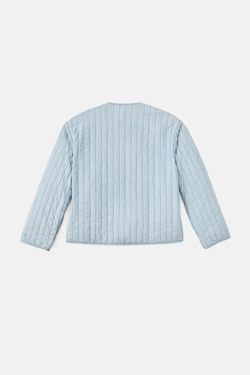 WOMEN’S CHAMBRAY QUILTED JACKET