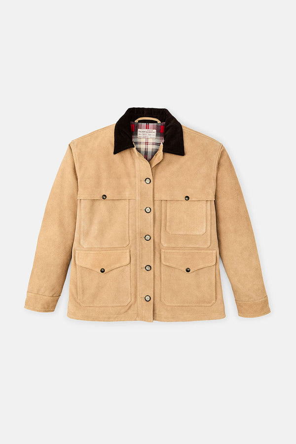 GIACCA CRUISER IN PELLE SCAMOSCIATA DA DONNA