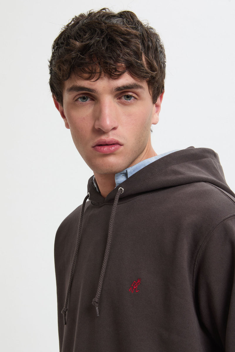 Felpa con cappuccio One Point