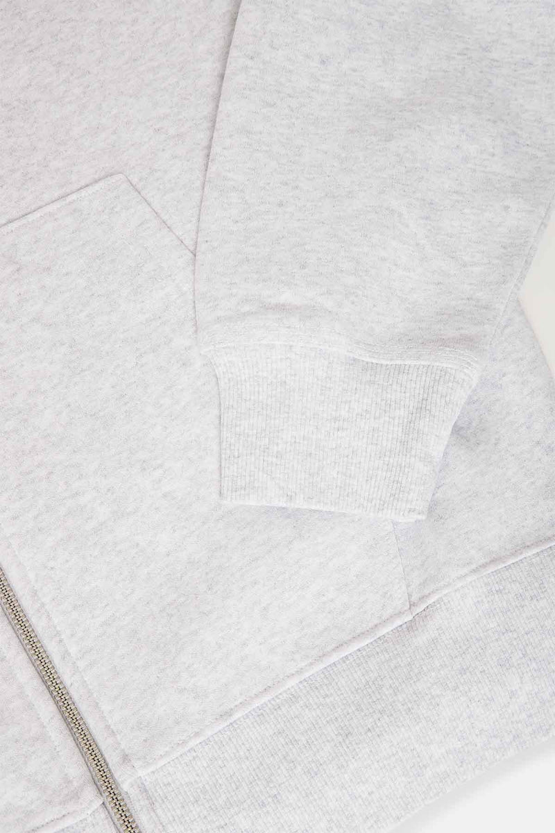 One Point Zip Hooded Swetshirt