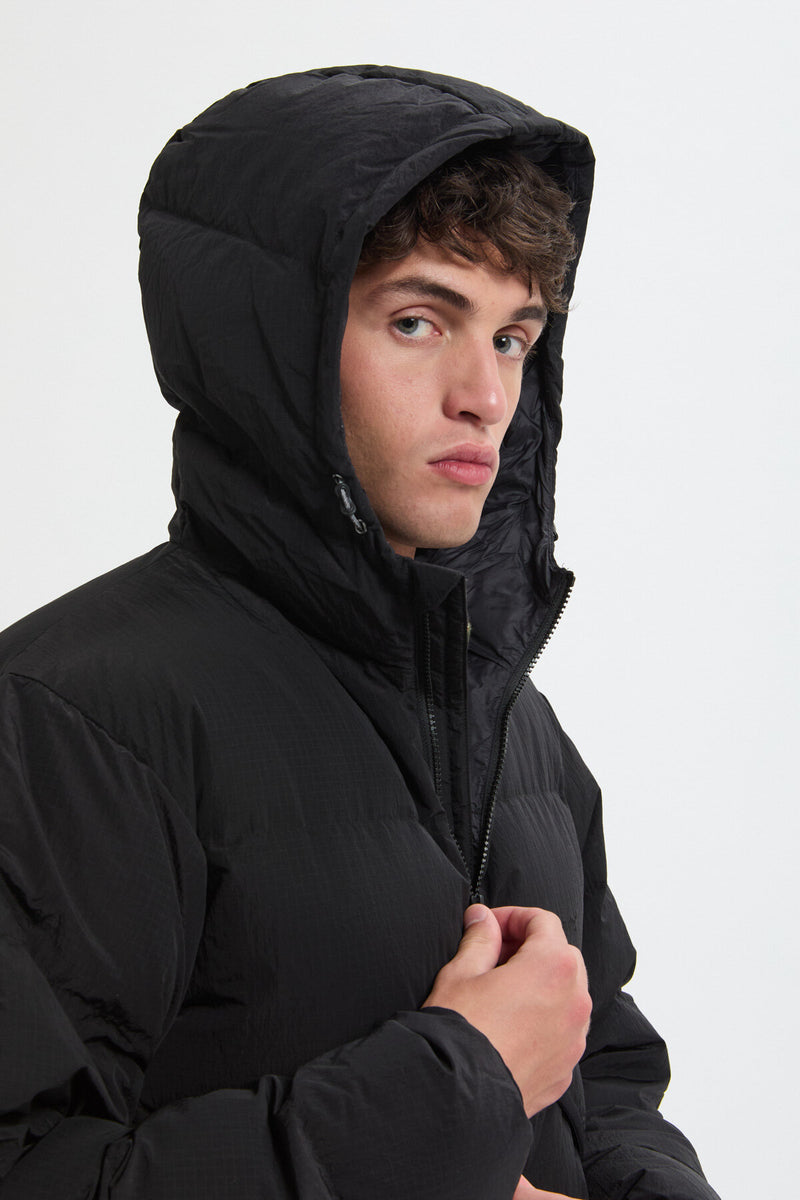 Down Puffer Hooded Jacket
